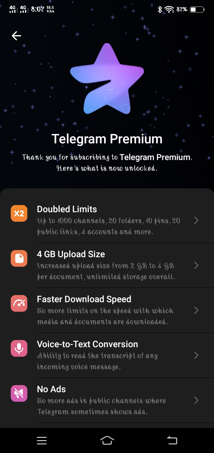 [Hot Post ]( শেষ পর্ব)  Telegram premium account  করার জন্য আর বিন খুজতে হবে না এখন নিজেই Telegram কে মোড করে নিন।