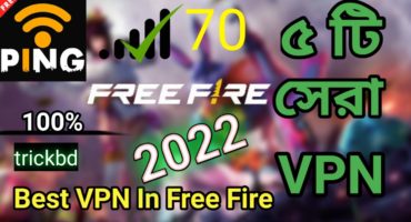 Top 5 new VPN for free fire||2022||best VPN
