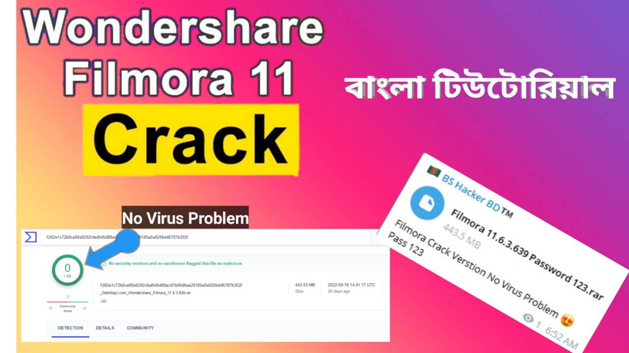 wondershare filmora 11 crack download without watermark