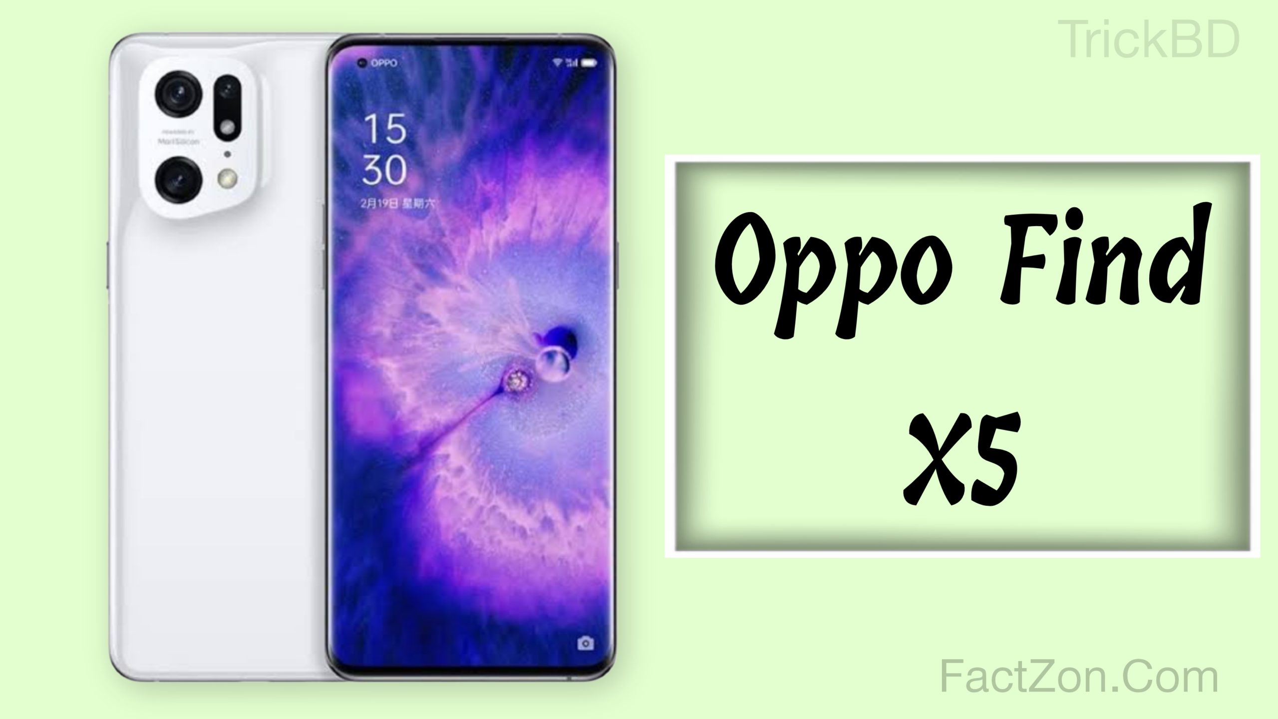 Oppo X5 and X5 Pro