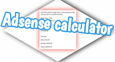 Adsense calculator স্ক্রিপ্ট
