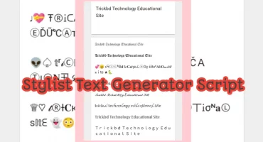 Stylist Text Generator Script