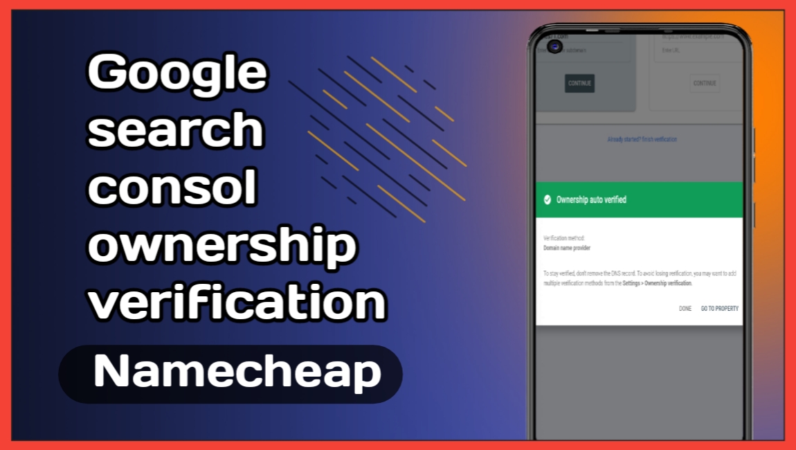 Google search consol ownership verification process