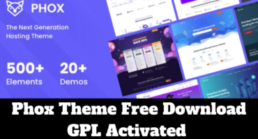 Phox Theme Free Download v2.2.9 For Hosting Sites
