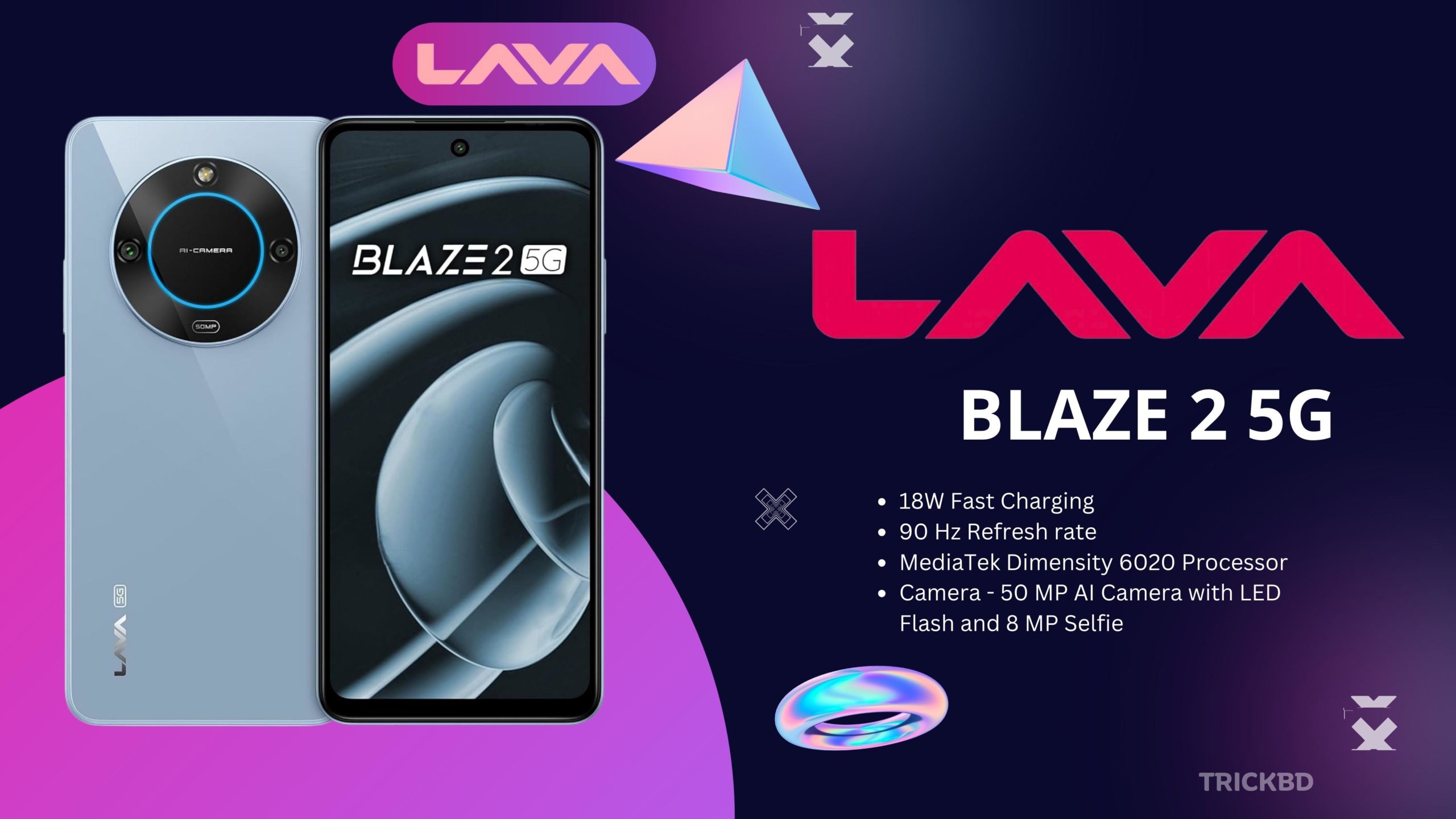 Lava Blaze 2 5G Review – 50MP ক্যামেরা সঙ্গে থাকছে রিং লাইট