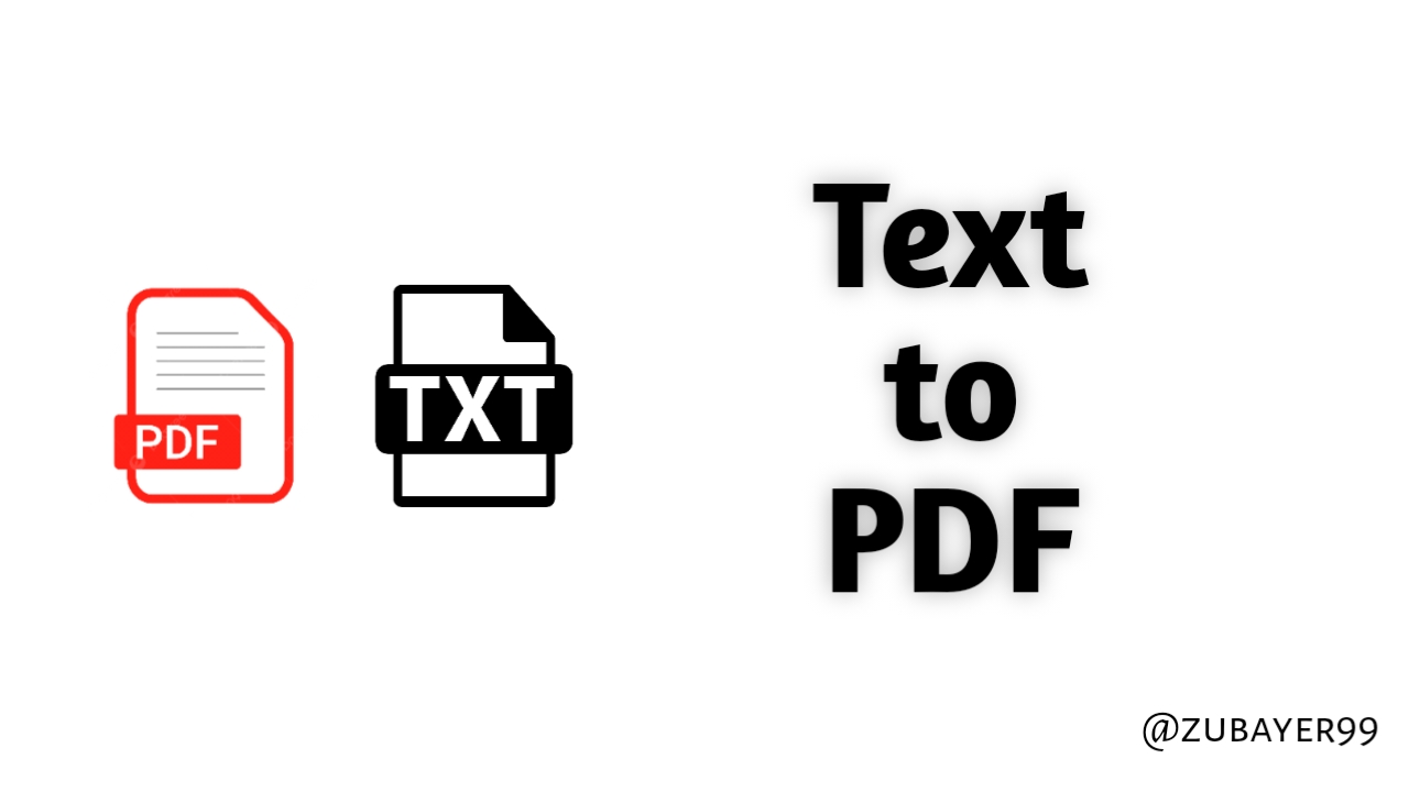 যেকোনো Text থেকে বানিয়ে ফেলুন PDF
