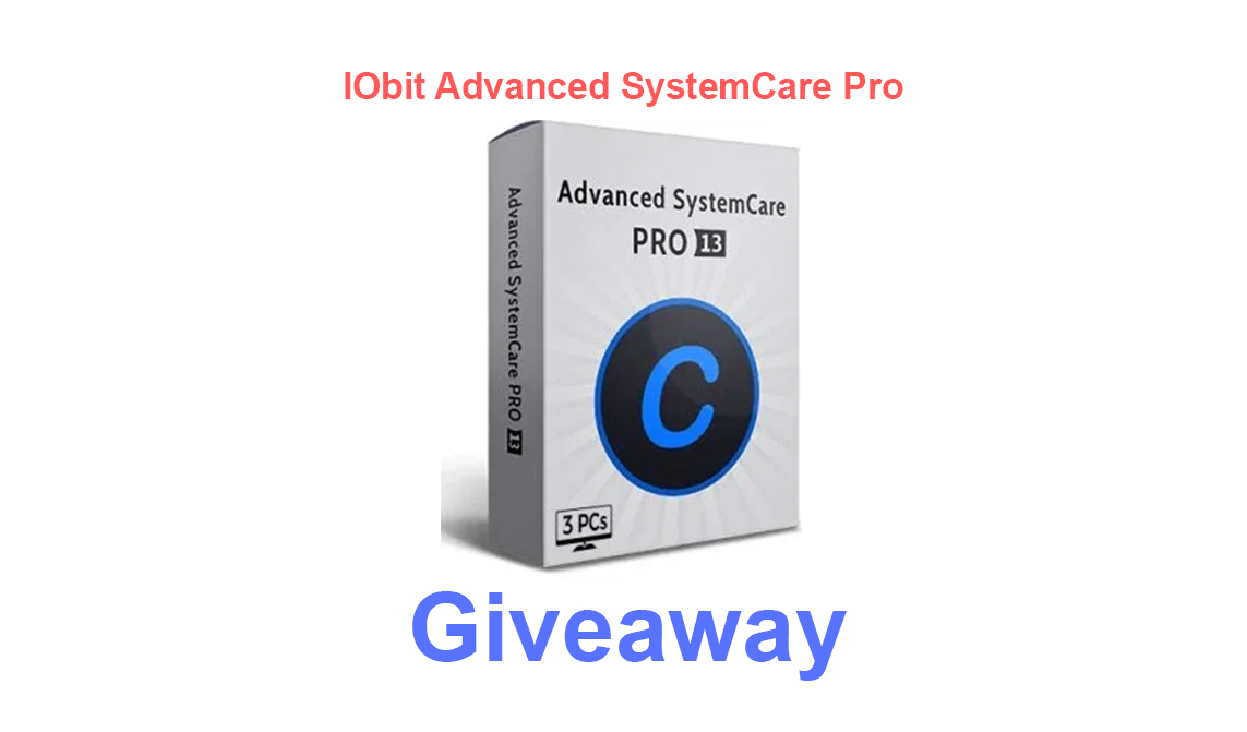 [Giveaway] IObit Advanced SystemCare Pro ছয় মাসের জন্য। [দেরি করলে পস্তাবেন]