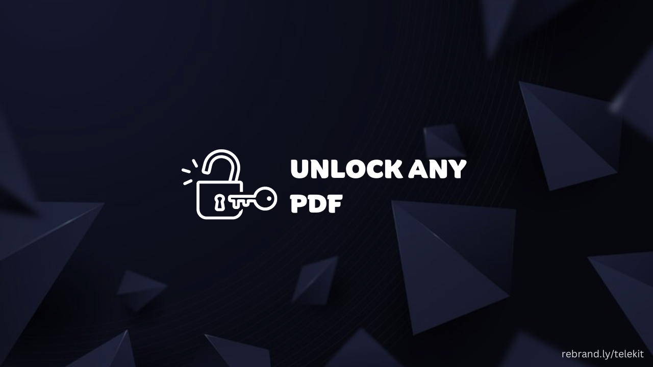 যেকোন Locked PDF এর Password unlock করুন ফ্রিতেই!