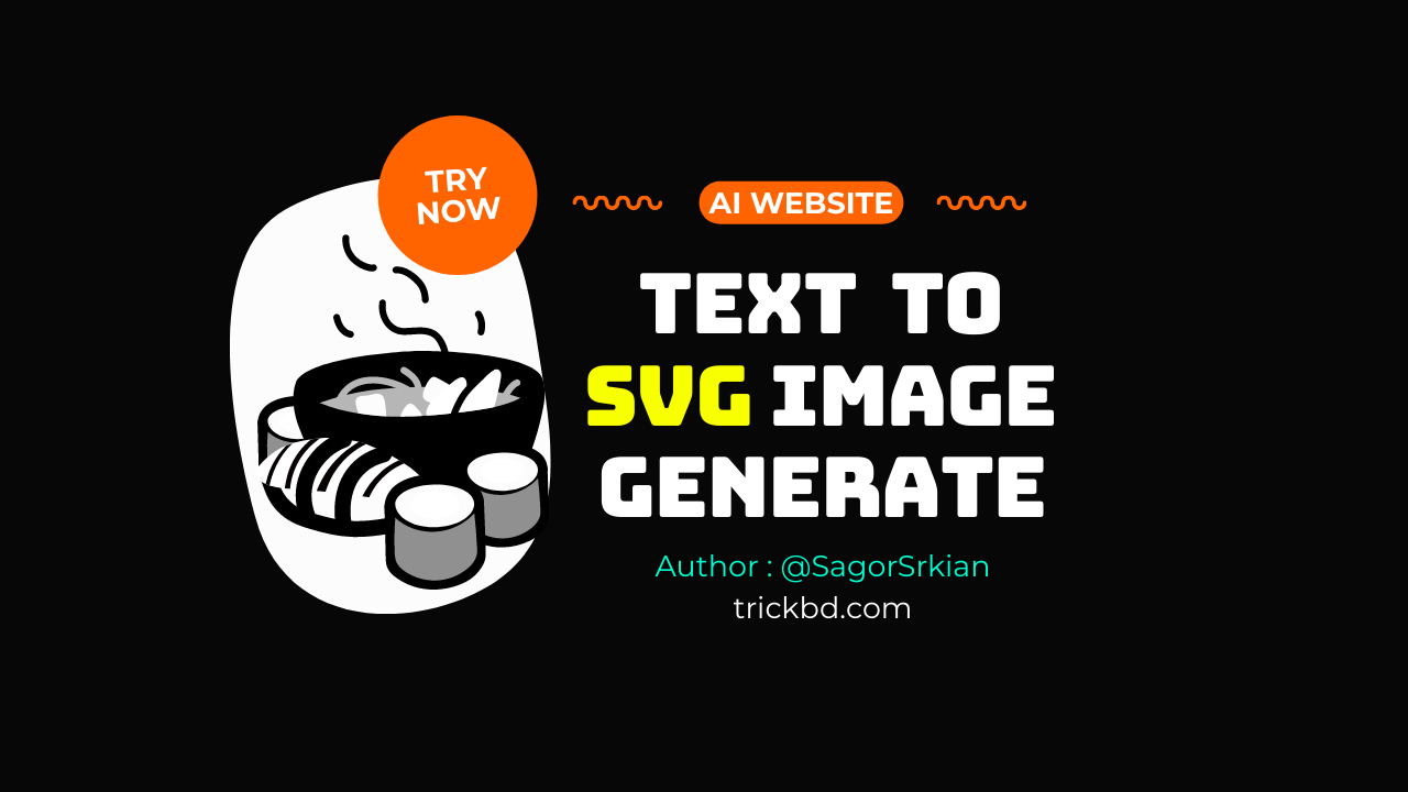ফ্রীতে AI Website এর মাধ্যমে Text Prompt থেকে High Quality SVG Image জেনারেট করুন
