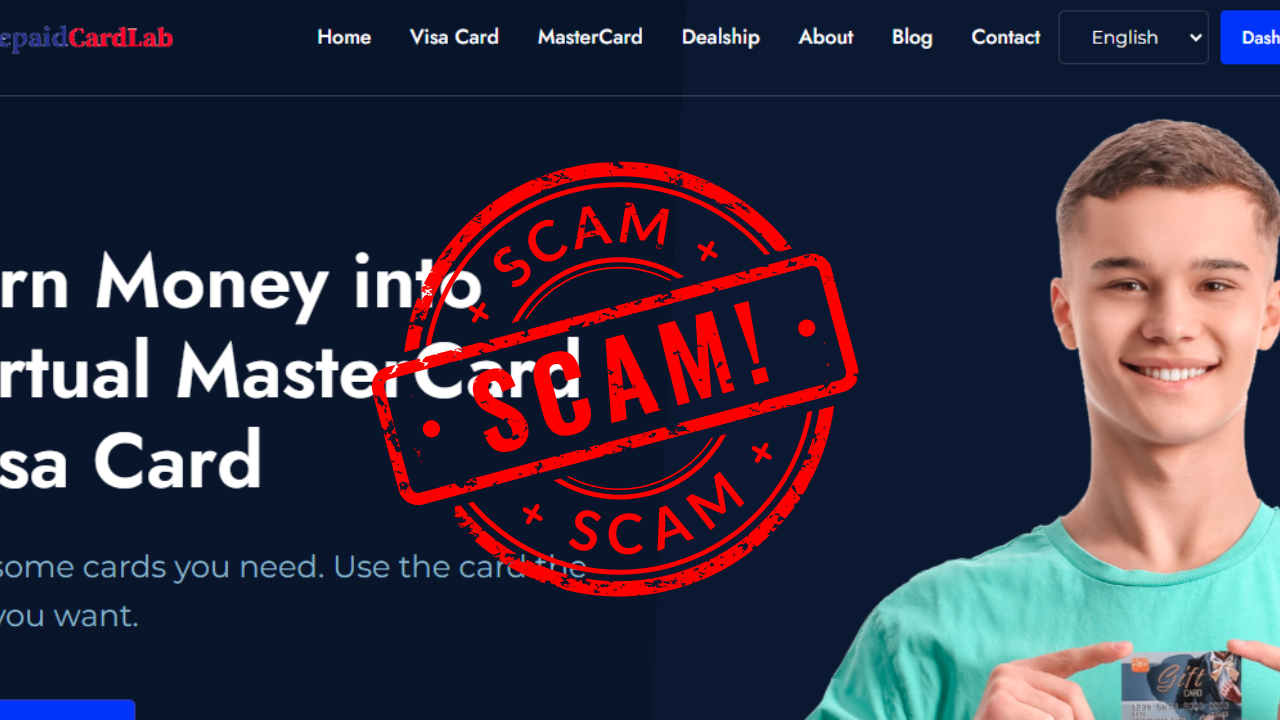 Prepaidcardlab Biggest Scam Virtual MasterCard ওয়েব সাইট!