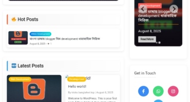 WordPress প্রিমিয়াম ব্লগ সাইট থিম সম্পুর্ন ফ্রীতে নিয়ে নীন। (Full free)