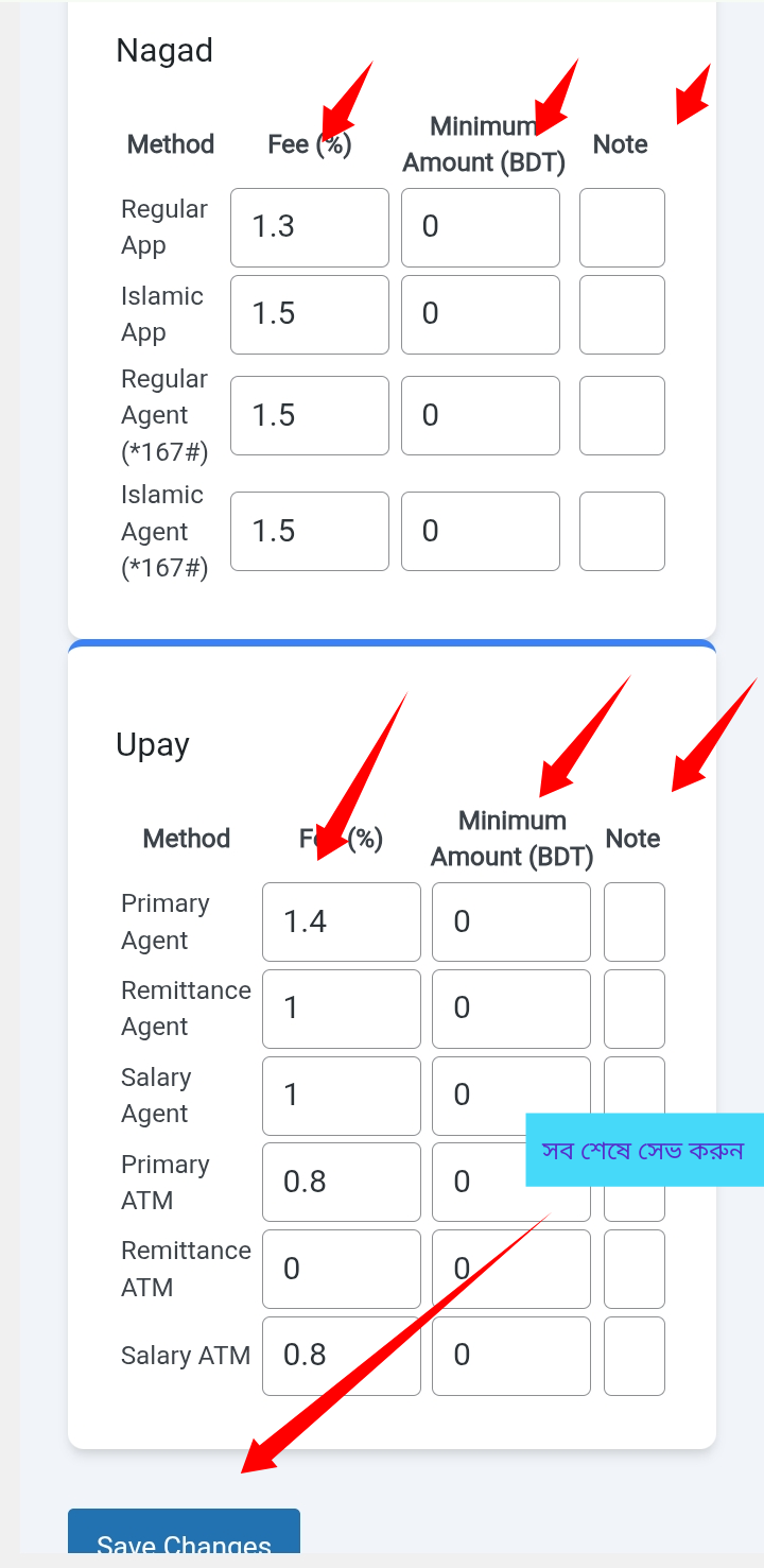 Save mfs rate