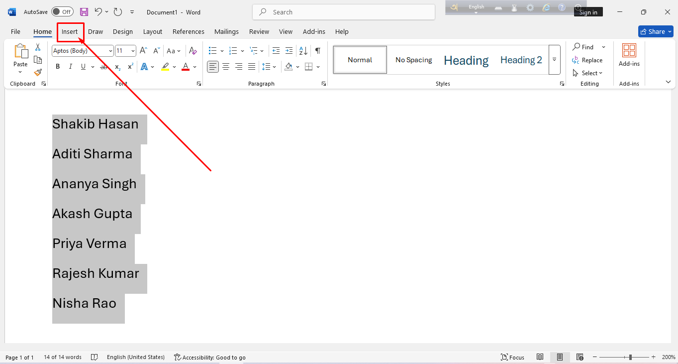 🖥️📝 Microsoft Word এ First Name ও Last Name আলাদা করার সহজ উপায় 🛠️📄 ...