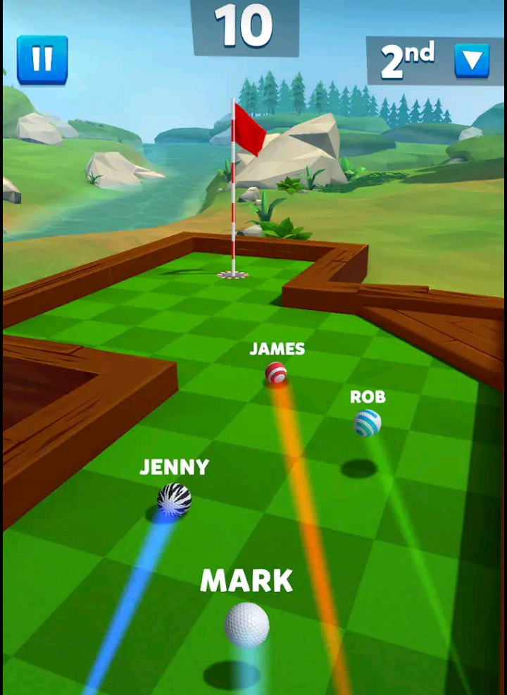 Golf battle