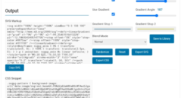 প্রিমিয়াম মানের একটি SVG Pattern Generator Tool নিয়ে নিন ব্লগার এবং ওয়ার্ডপ্রেস এর জন্য। সম্পুর্ণ সেটাপ সহ