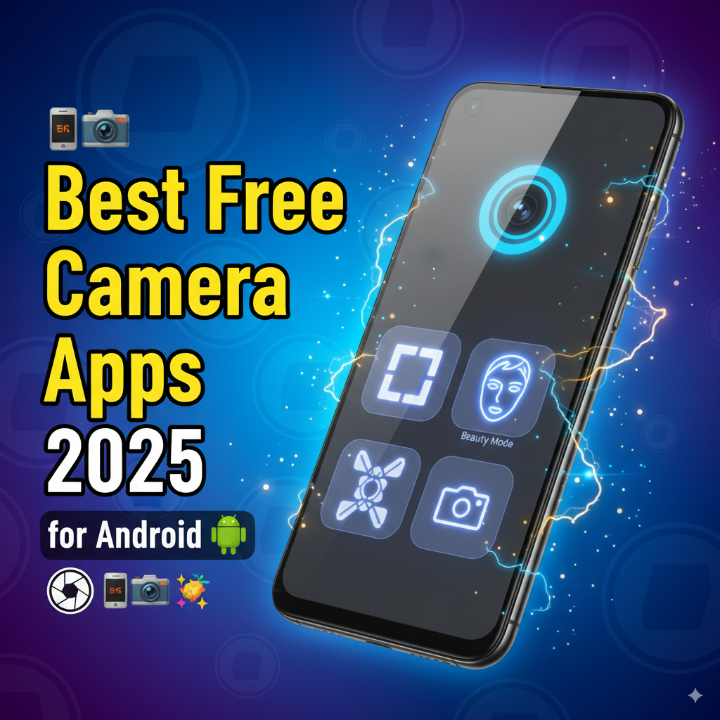 📱📸 অ্যান্ড্রয়েড ফোনের জন্য সেরা বিনামূল্যের ক্যামেরা অ্যাপস 2025 🎉