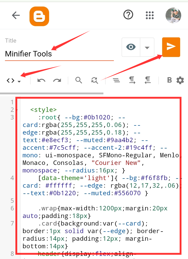 CSS JS minifier tools