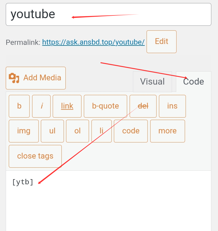 WordPress Setup Screenshot