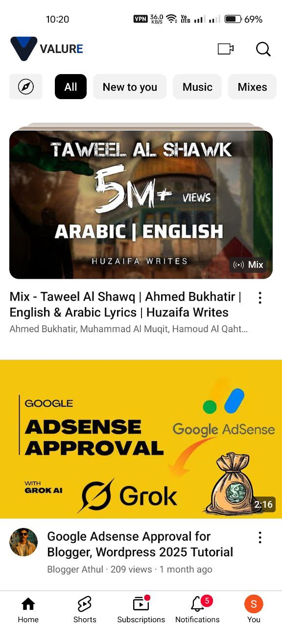 YouTube Valure APK