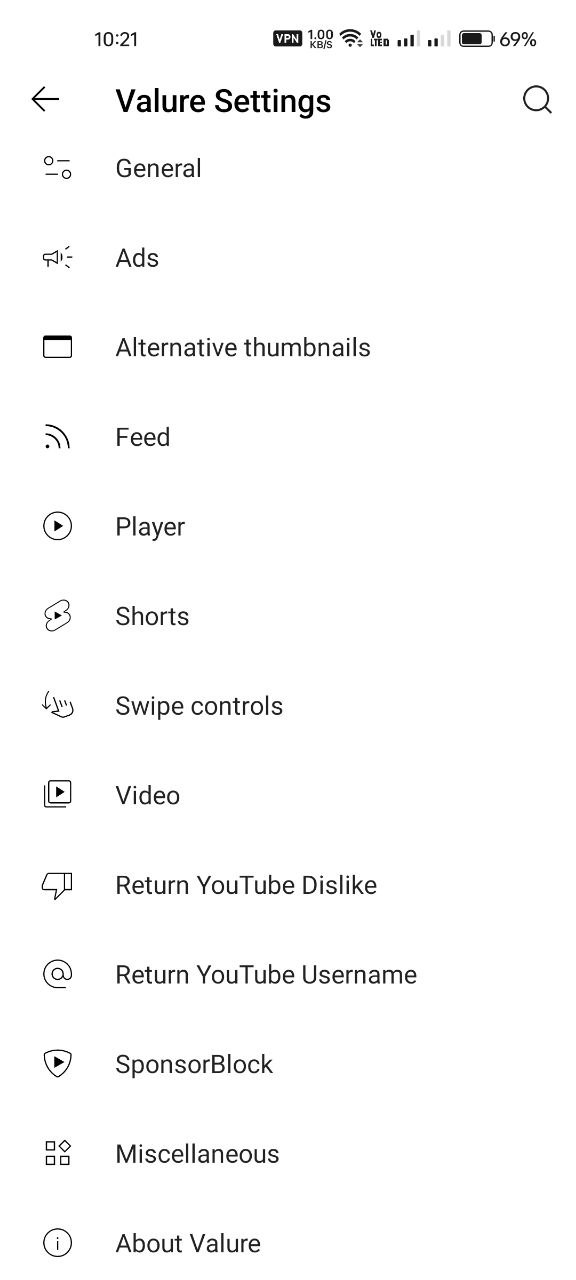 YouTube Valure APK