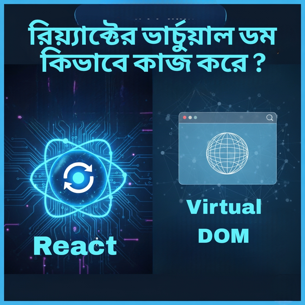 React  ও React Virtual DOM কী এবং এটি কীভাবে কাজ করে?