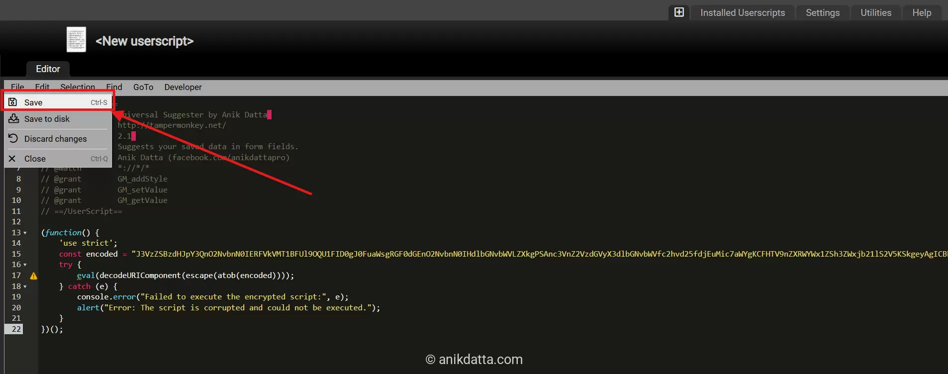 Adding second script