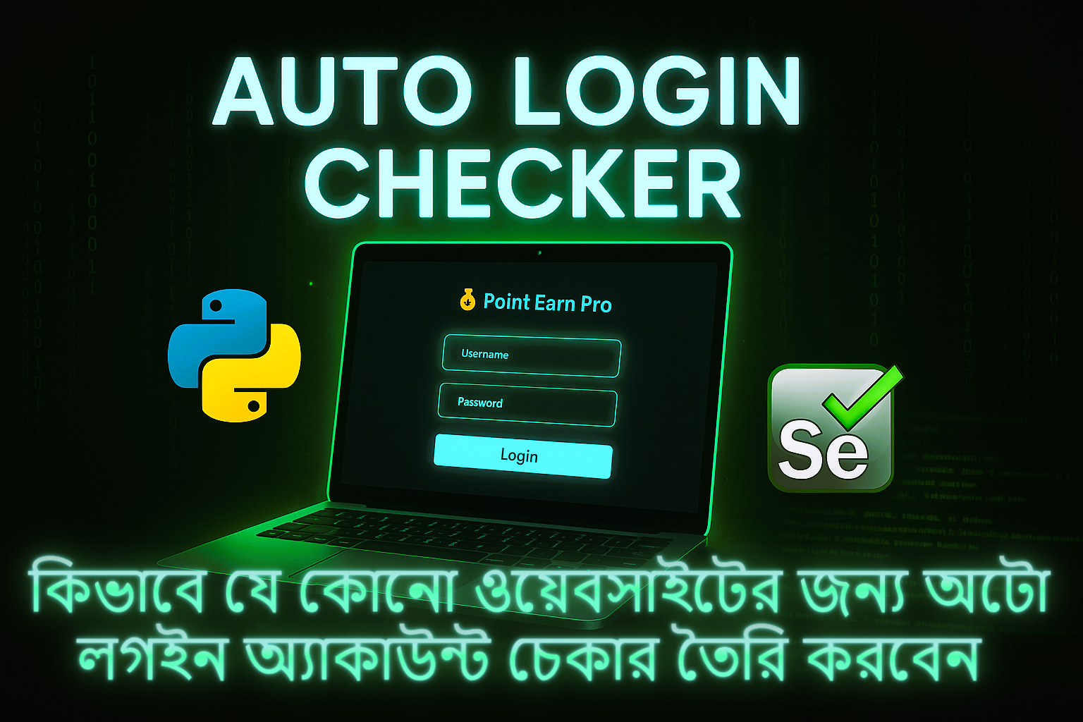 🔥 HOT POST 🔥 কিভাবে যে কোনো ওয়েবসাইটের জন্য অটো লগইন অ্যাকাউন্ট চেকার তৈরি করবেন Only For Pc User