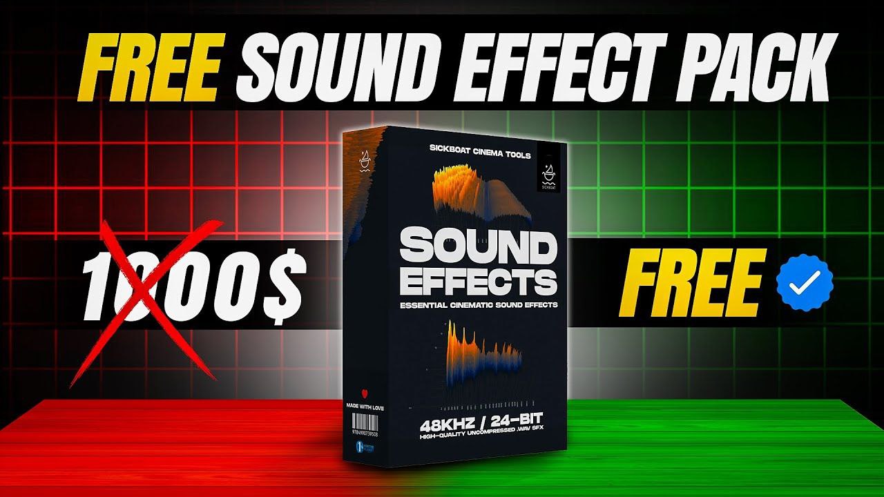 🎭 FREE Best Sound Effects Pack for Video Editing, YouTube & Game Development 🎧🚀
