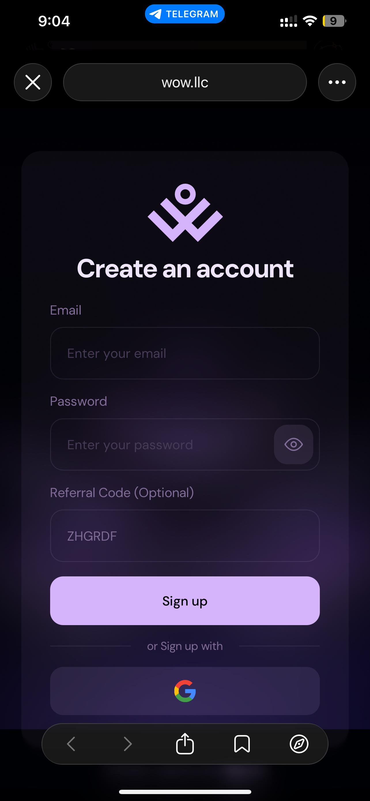 WOW.LLC (WOW Exchange) – কীভাবে সাইন আপ করে রেফার করে আয় করবেন - Image 2