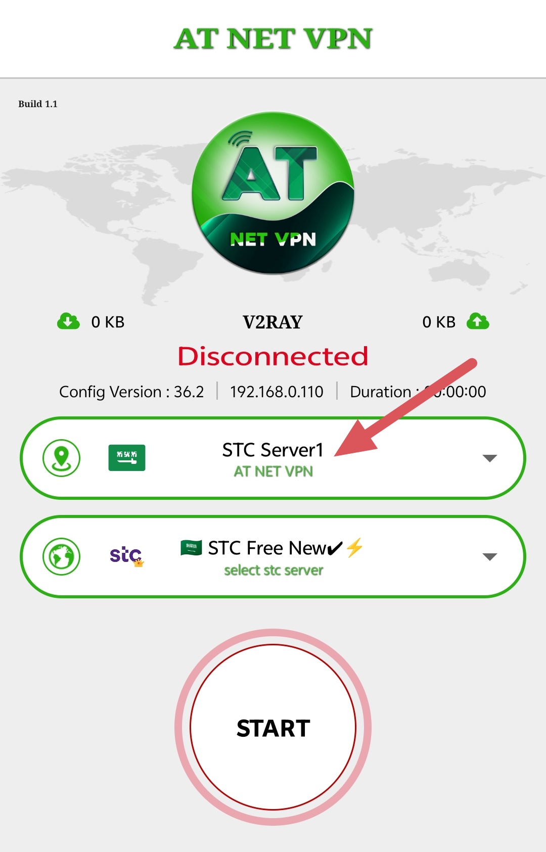 select server vpn