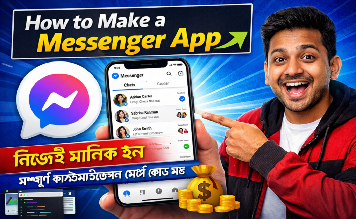 How to Make a Messenger App: নিজেই মালিক হোন সম্পূর্ণ কাস্টমাইজেবল সোর্স কোড সহ