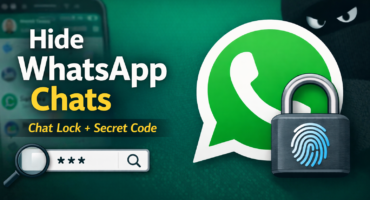 WhatsApp Chat Hide করার সহজ উপায় (Chat Lock + Secret Code)