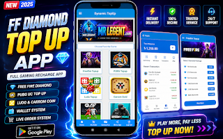 মোবাইল দিয়েই বানিয়ে ফেলুন প্রফেশনাল Diamond Top Up App