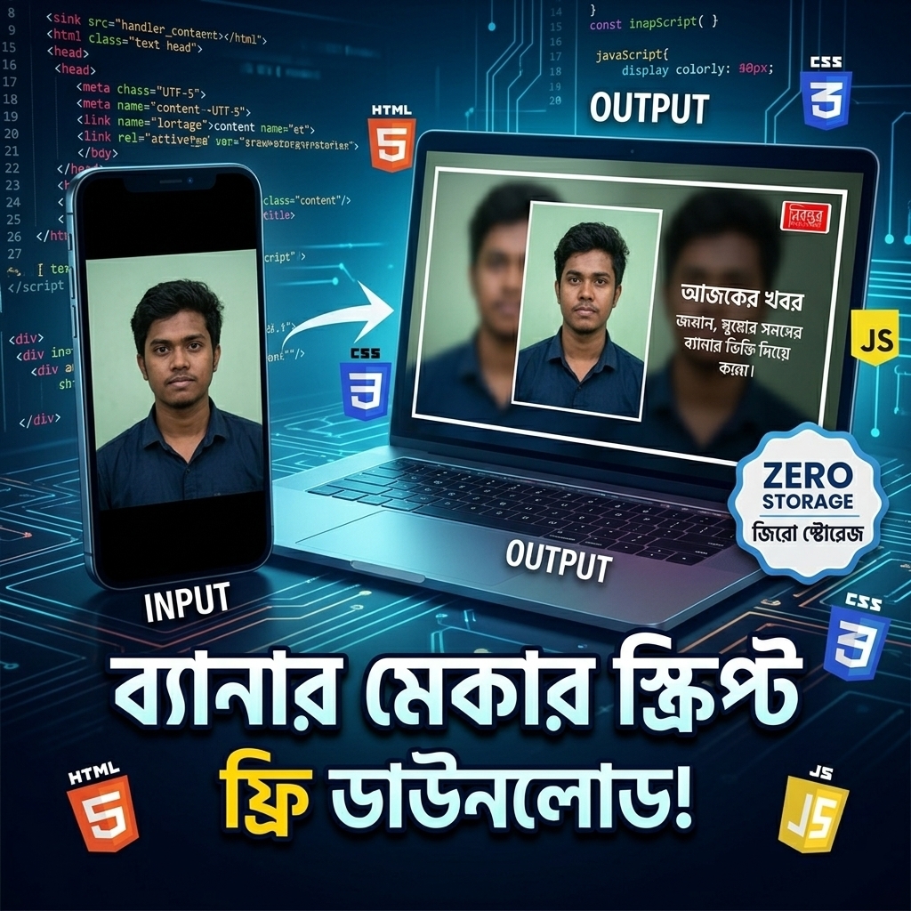 নিজের নিউজ পোর্টালের জন্য PhotoCut Generator Website বানান একদম ফ্রিতে