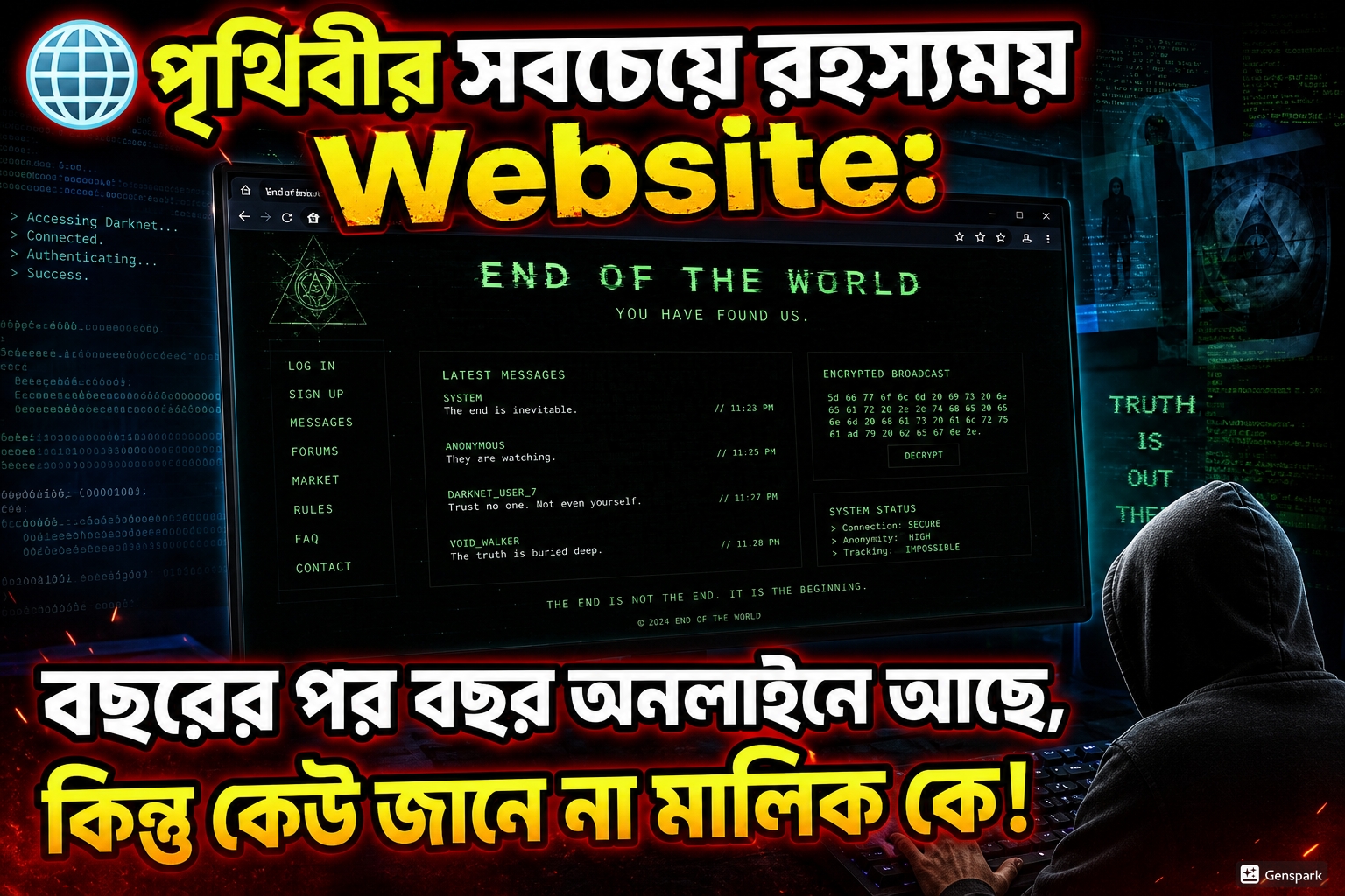 🌐 পৃথিবীর সবচেয়ে রহস্যময় Website: বছরের পর বছর অনলাইনে আছে, কিন্তু কেউ জানে না মালিক কে!