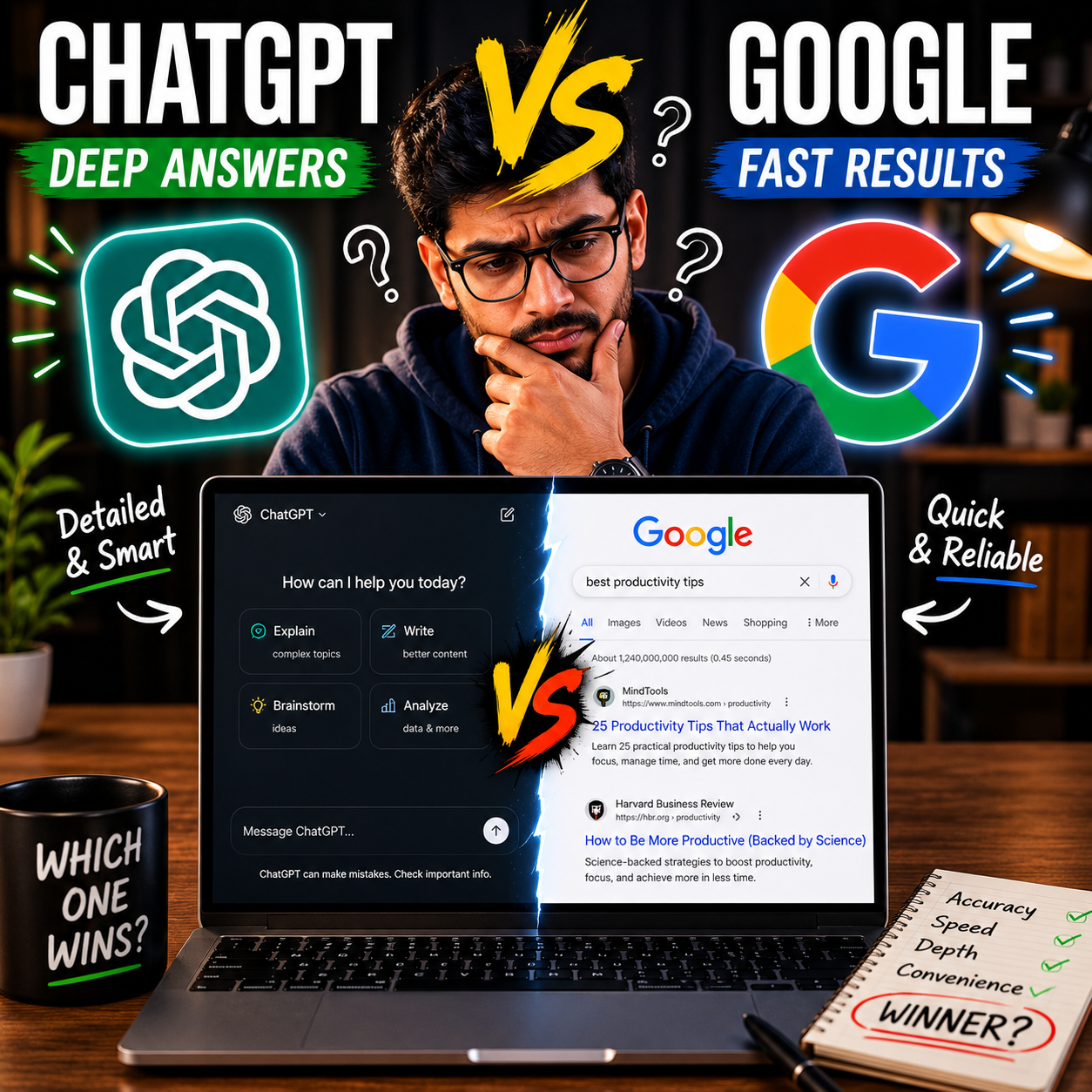 AI কি Google Search-এর বিকল্প হতে পারবে? কয়েক মাস ব্যবহার করার পর আমার মতামত