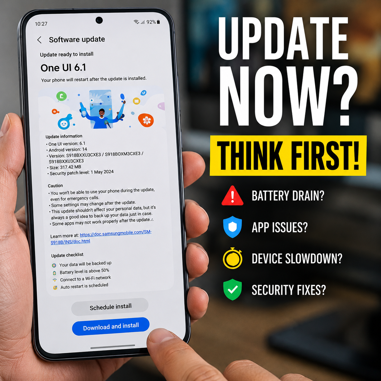 Android Update দেওয়ার আগে যেগুলো জানা উচিত – Update দিলেই সবসময় লাভ হয় না