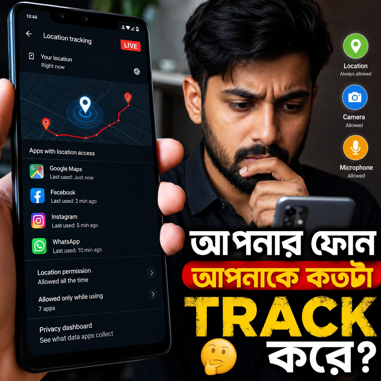 আপনার ফোন আপনাকে কতটা Track করে? সত্যিটা জানলে অবাক হতে পারেন