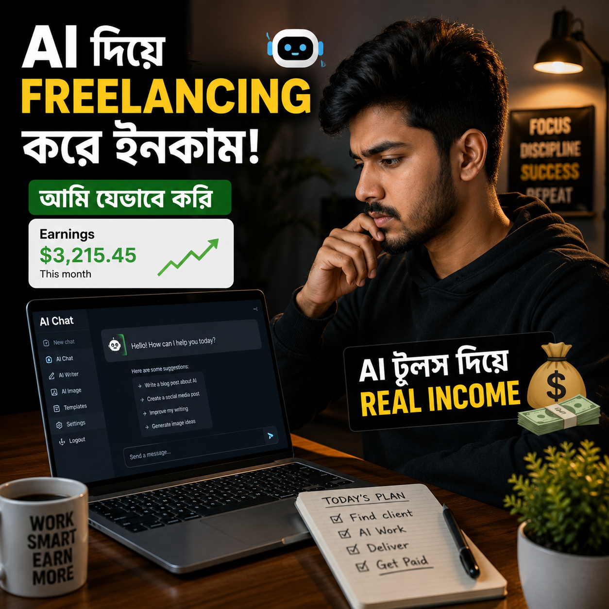 AI দিয়ে টাকা আয় করা কি এখনো সম্ভব? নাকি সুযোগটা শেষ হয়ে গেছে?