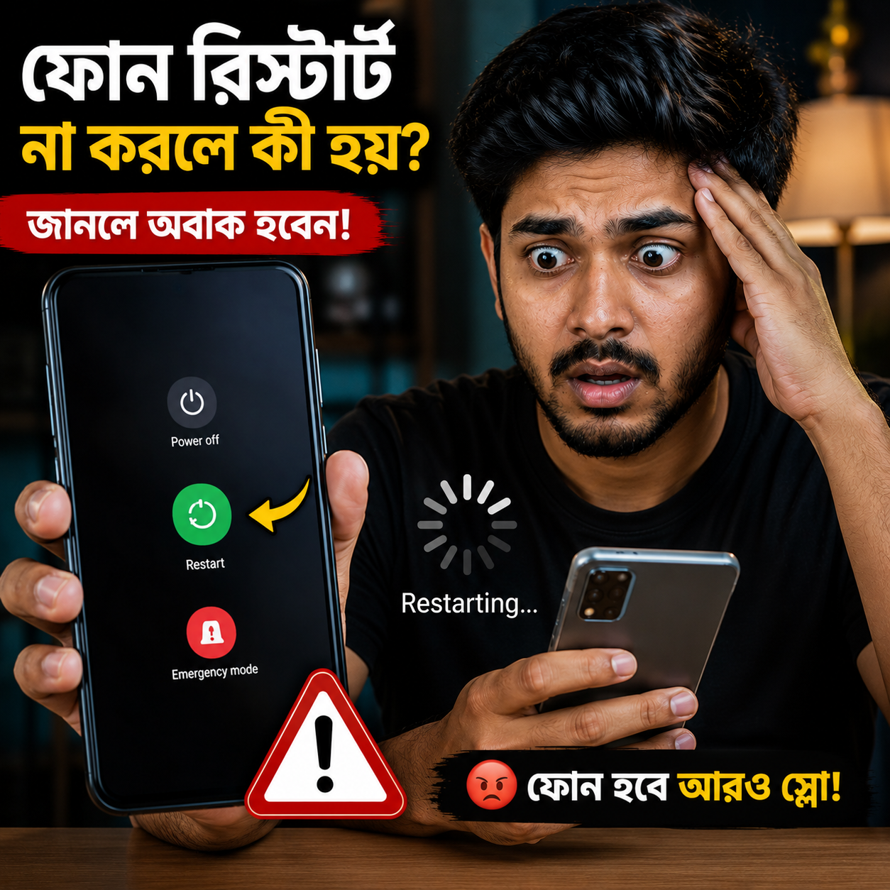 Phone Restart না করলে কী হয়? আমি আগে মাসের পর মাস ফোন Restart করতাম না