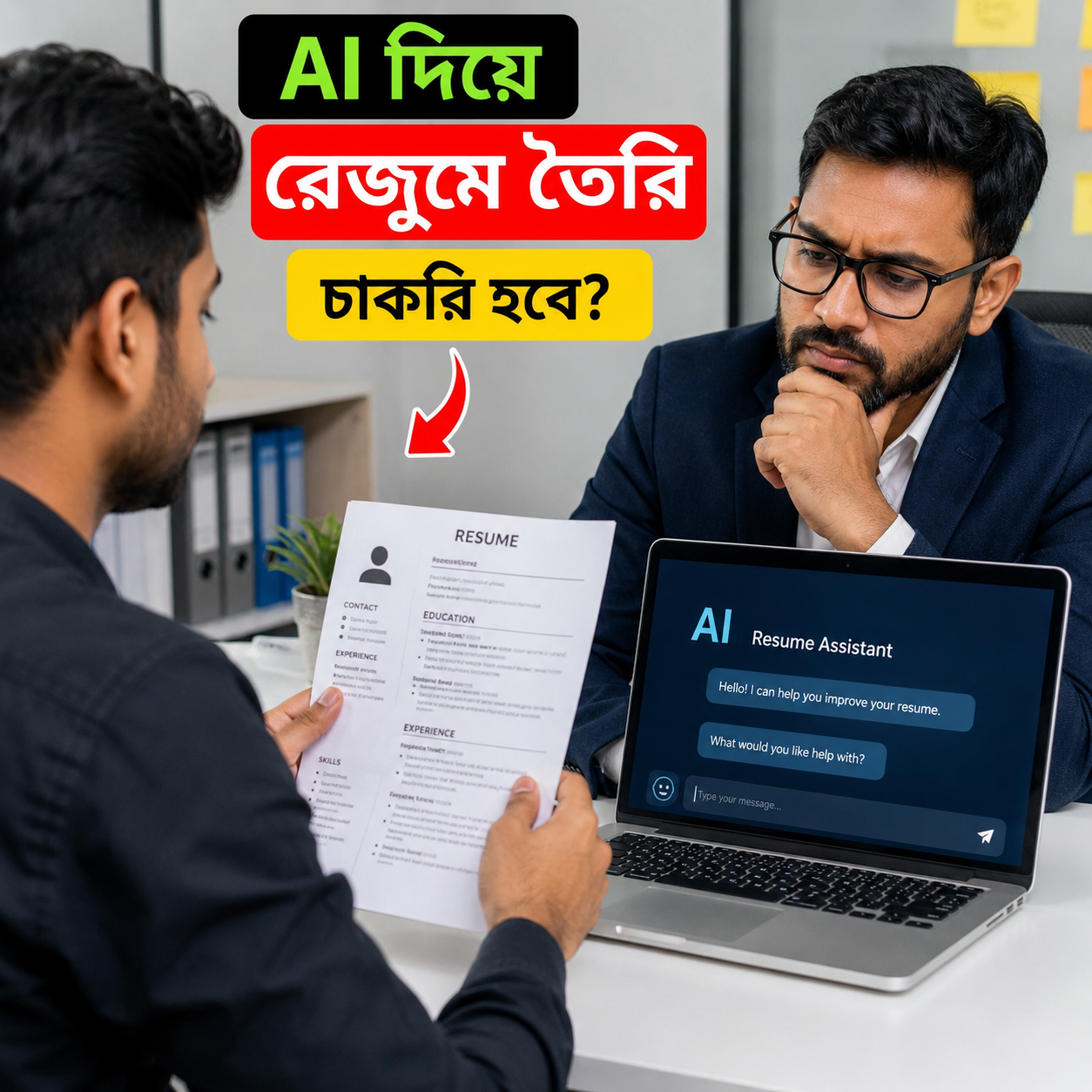 AI দিয়ে Resume বানালে চাকরি পাওয়া সহজ হয়? উত্তরটা যতটা সহজ মনে হয়, আসলে ততটা নয়