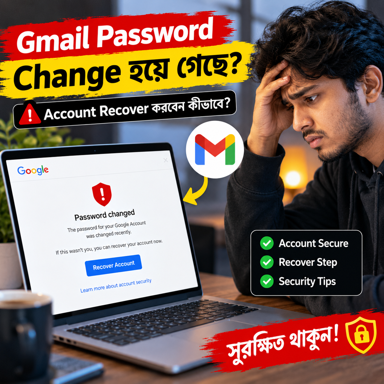 Gmail Hack হলে কীভাবে Recover করবেন? দেরি করলে Account ফিরে পাওয়া কঠিন হতে পারে