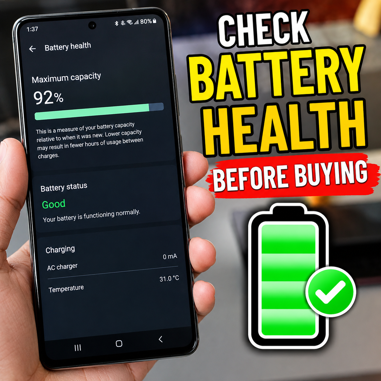 Phone-এর Battery Health Check করবেন কীভাবে? Used Phone কেনার আগে অবশ্যই জেনে নিন