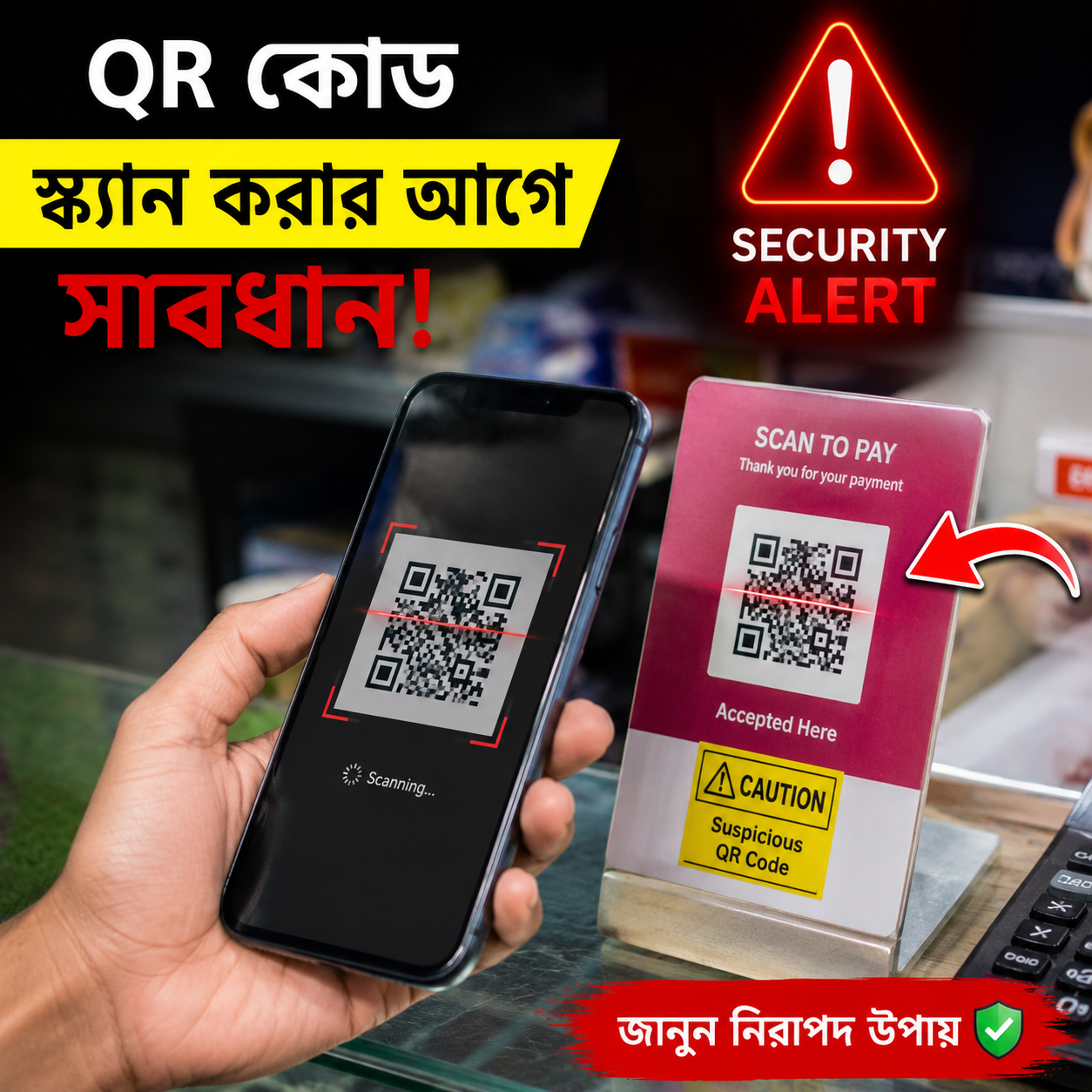 QR Code Scan করার আগে যে ৫টি বিষয় দেখবেন? একটি ভুলেই হতে পারে বড় ক্ষতি