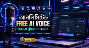 আনলিমিটেড ফ্রি AI Voice Generate করুন একদম প্রফেশনালভাবে | মোবাইল ও কম্পিউটার থেকে সহজ উপায়