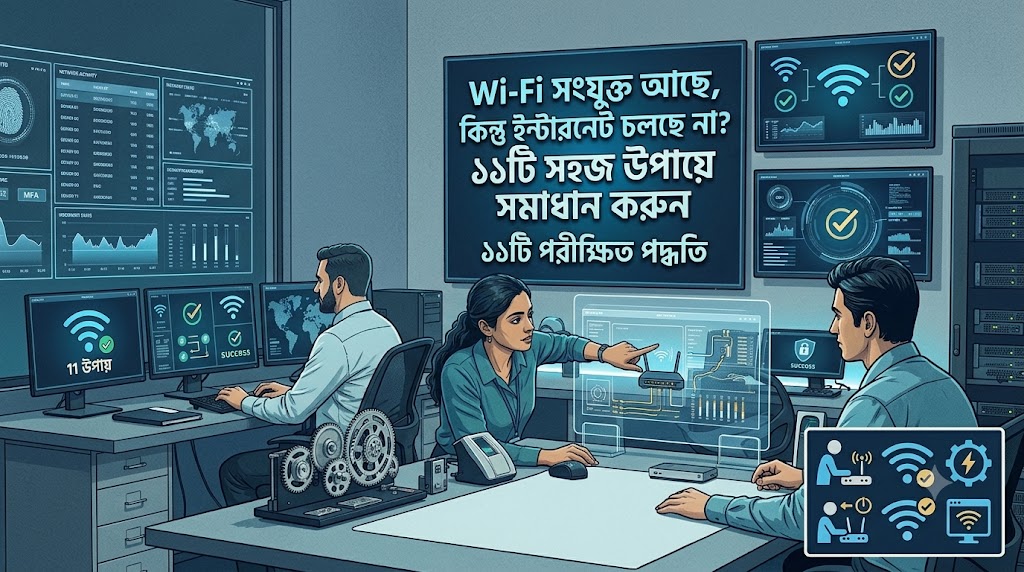 Wi-Fi সংযুক্ত আছে, কিন্তু ইন্টারনেট চলছে না? ১১টি সহজ উপায়ে সমাধান করুন