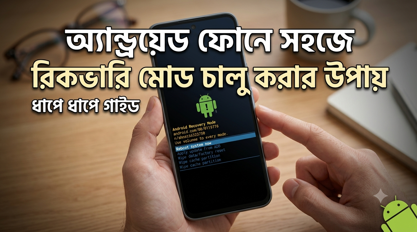 অ্যান্ড্রয়েড ফোনে সহজে রিকভারি মোড চালু করার উপায়