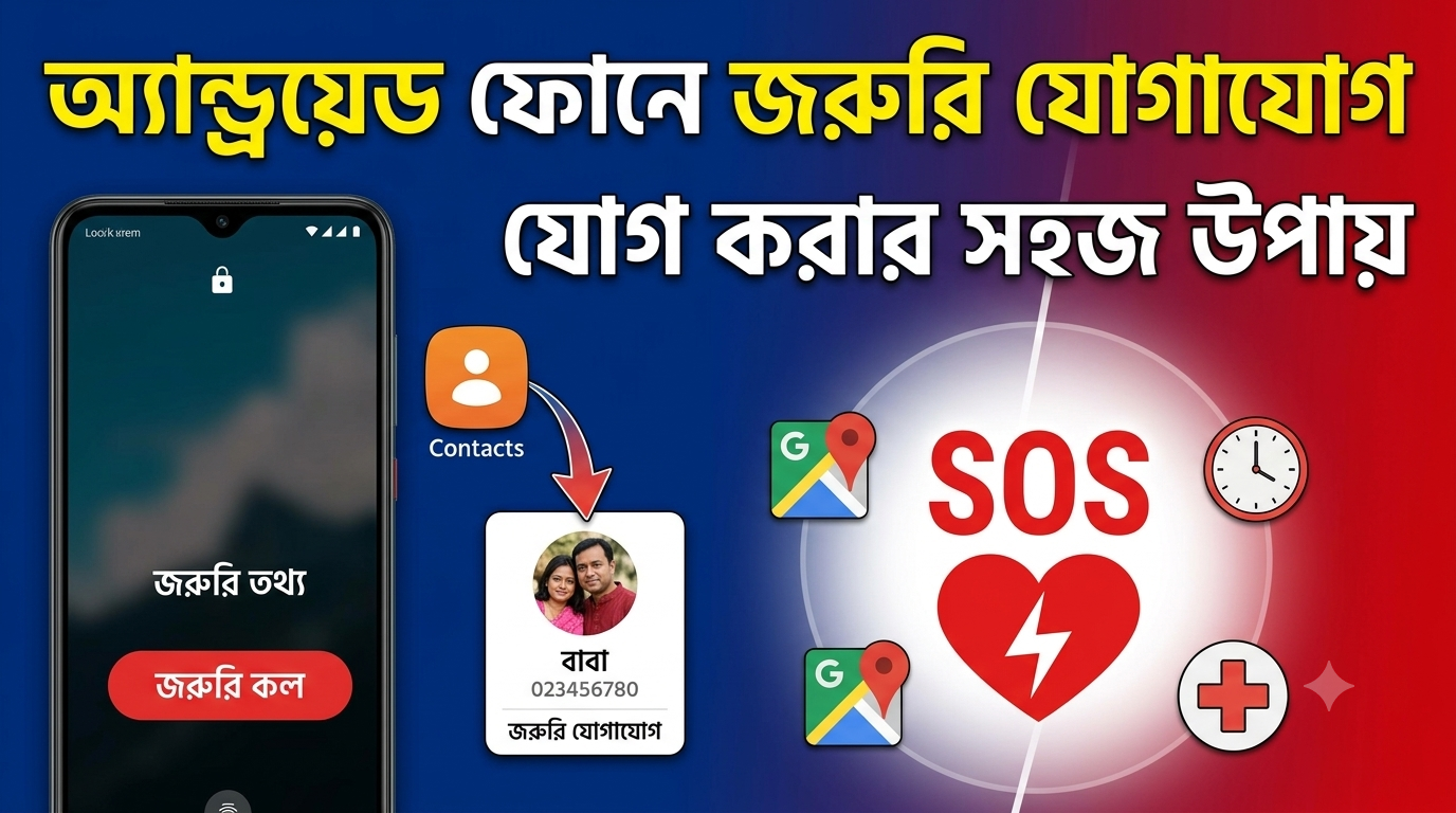 অ্যান্ড্রয়েড ফোনে জরুরি যোগাযোগ যোগ করার সহজ উপায়
