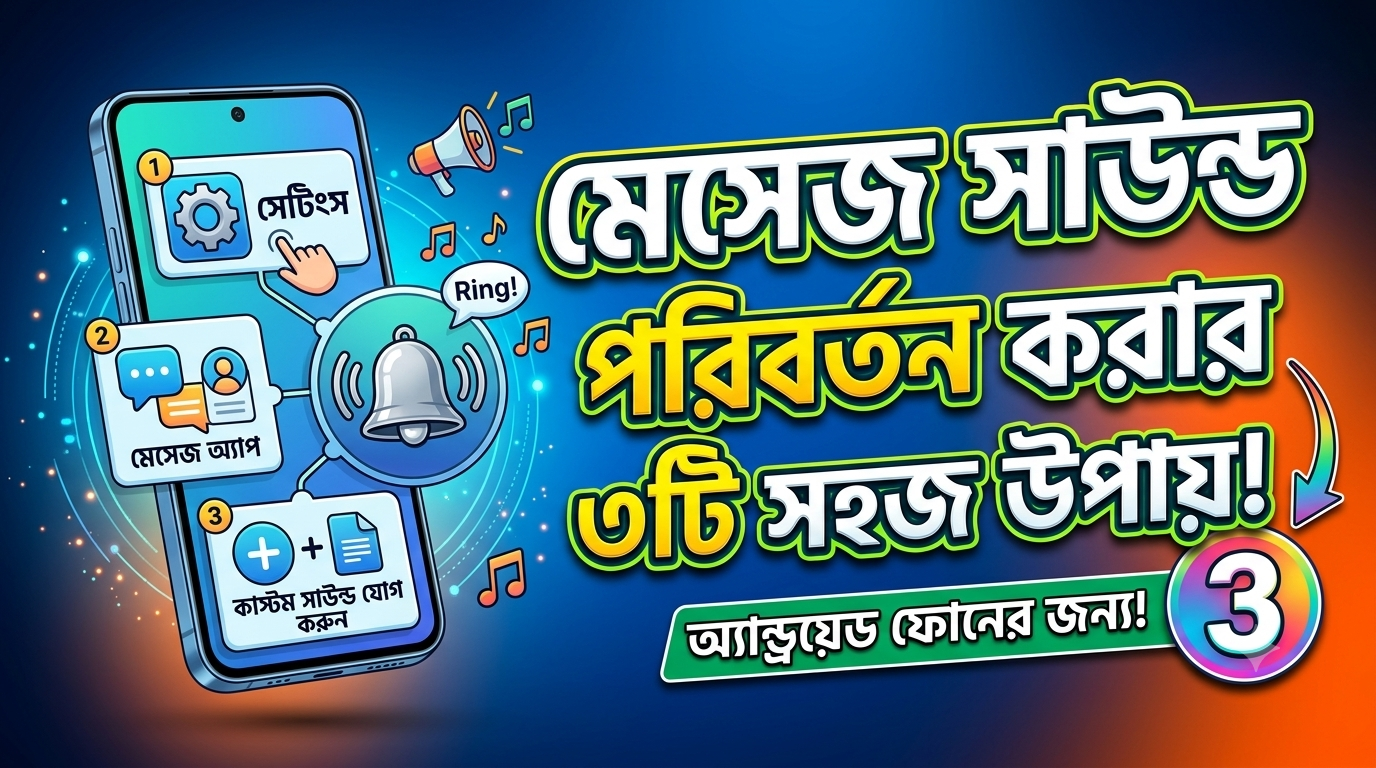 অ্যান্ড্রয়েডে টেক্সট মেসেজের সাউন্ড পরিবর্তন করার ৩টি সহজ উপায়