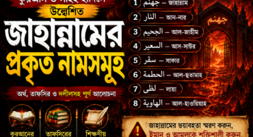 [সিরিজ পোস্ট-03] জাহান্নামের নামগুলো – অর্থ- শিক্ষা
